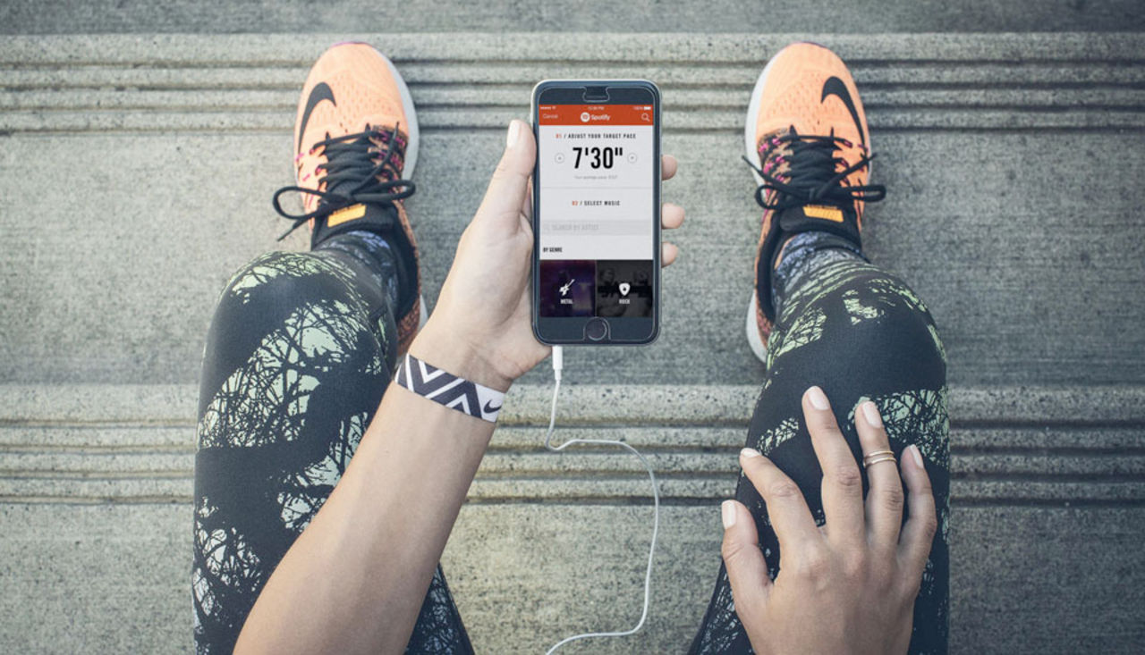 Nike  inleder samarbete med Spotify