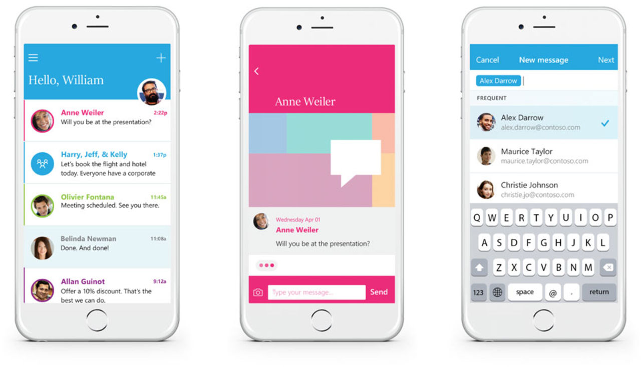 Microsoft släpper IM-appen Send till iOS. Kallar det för snabbmail ...