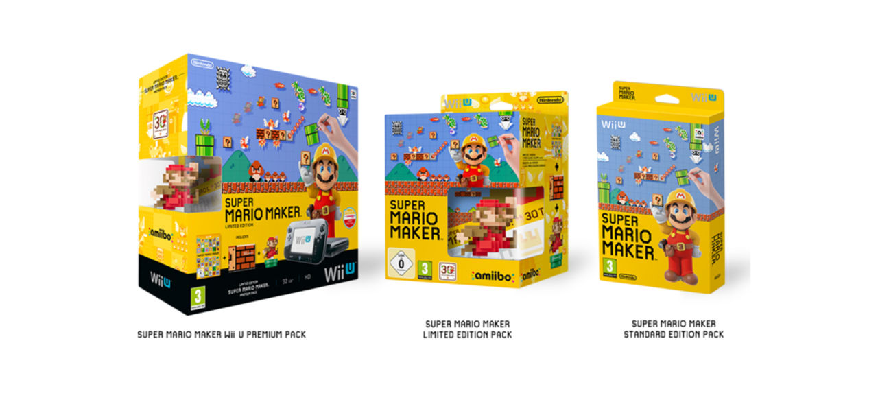 Super Mario Maker släpps i tre olika format
