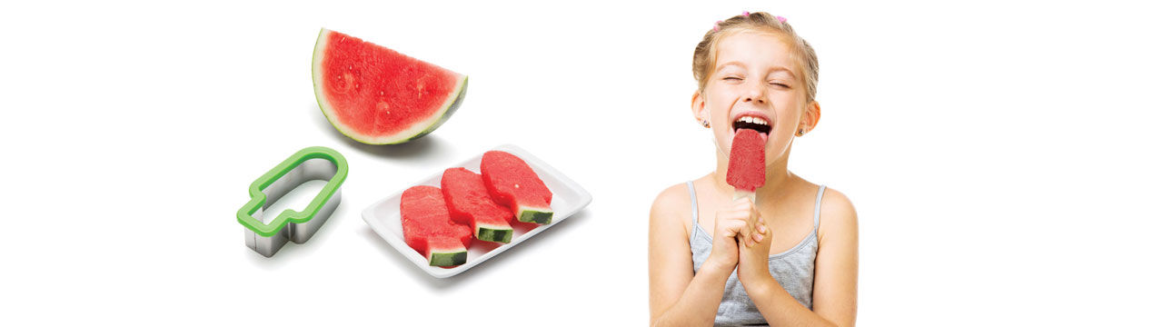 Ät vattenmelon som glass