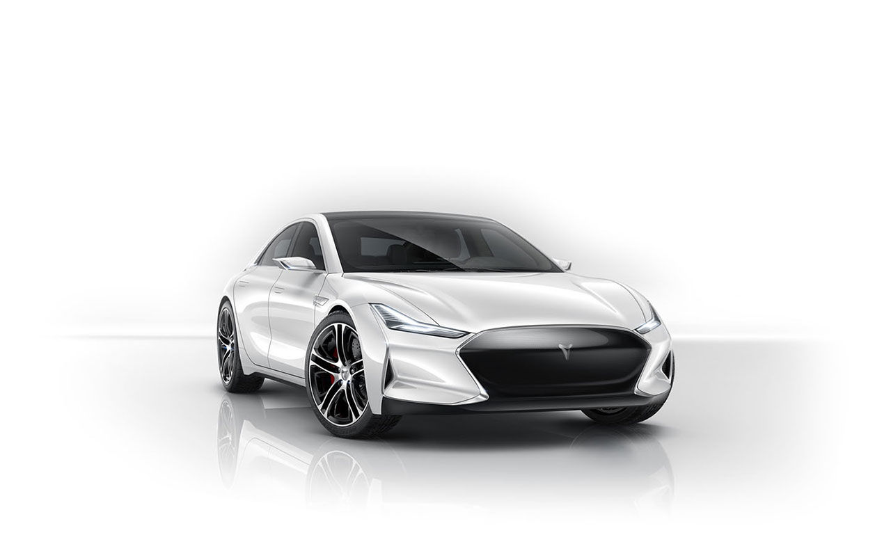 Ny modell från Tesla? Nej, men en Kinakopia
