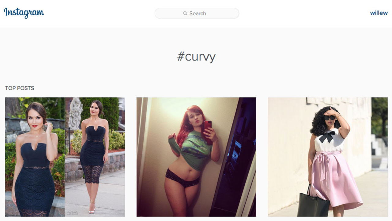Nu är det okej att vara #curvy på Instagram igen