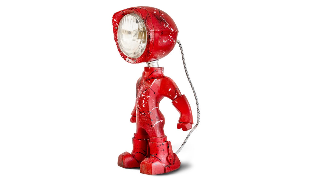Liten lampa med karaktär