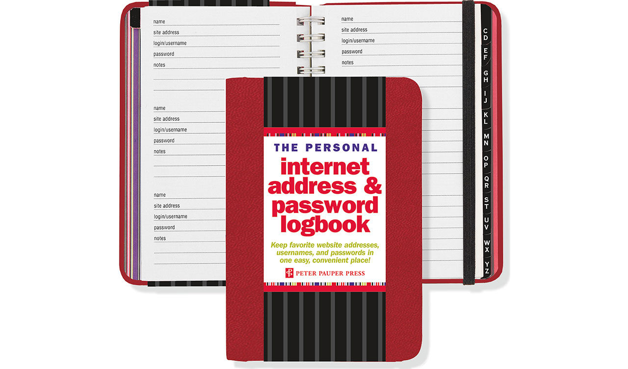 Bok för dina lösenord