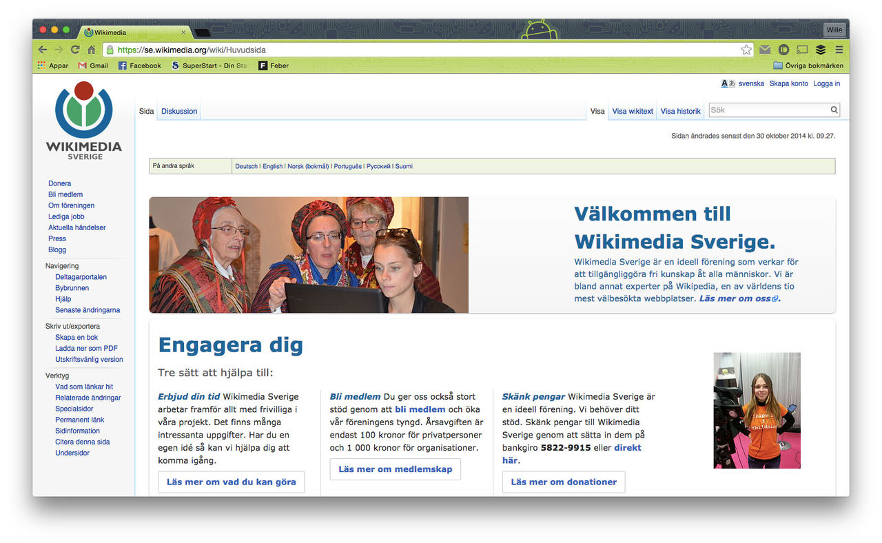 Wikimedia Sverige ska bli mer jämställt