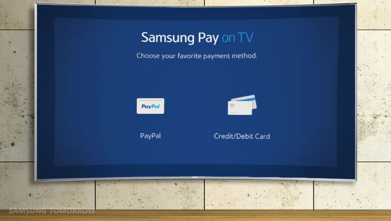 Samsung lanserar Samsung Pay i sina TV-apparater