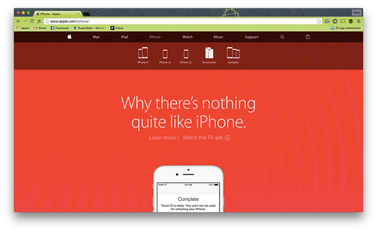 Apple har gjort om Apple.com