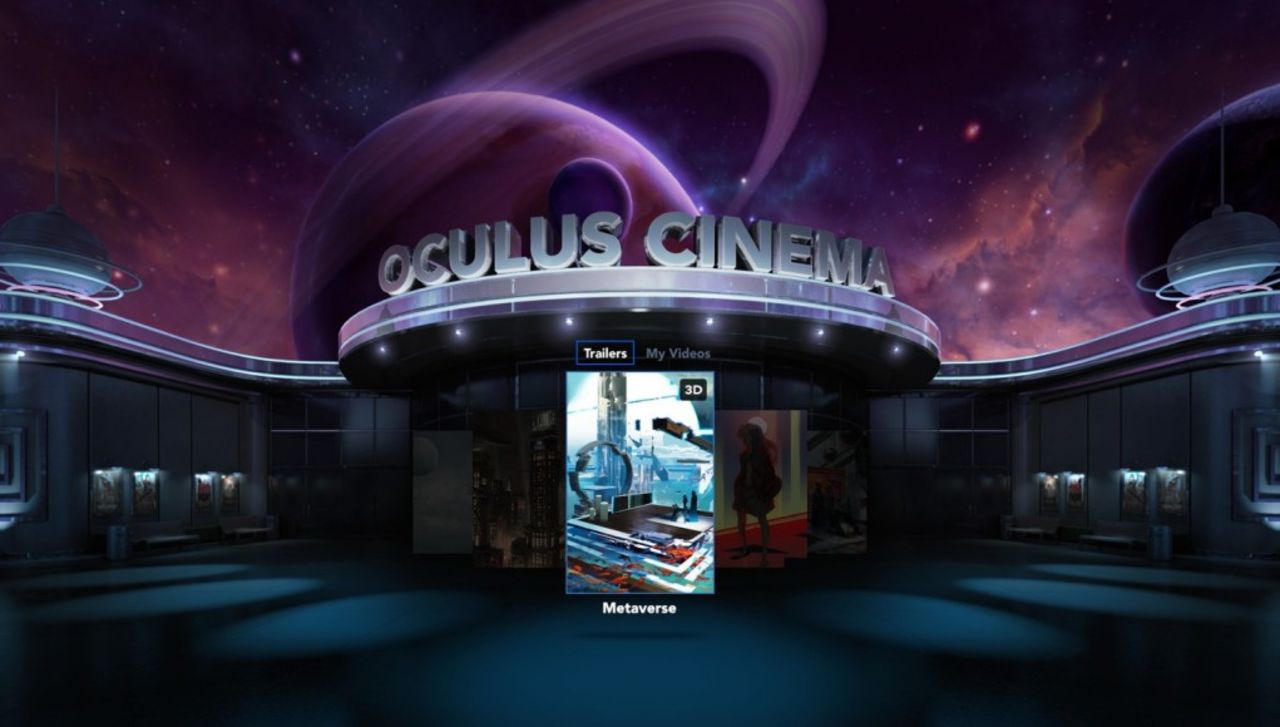 Kolla på VR-filmer tillsammans med Oculus Cinema