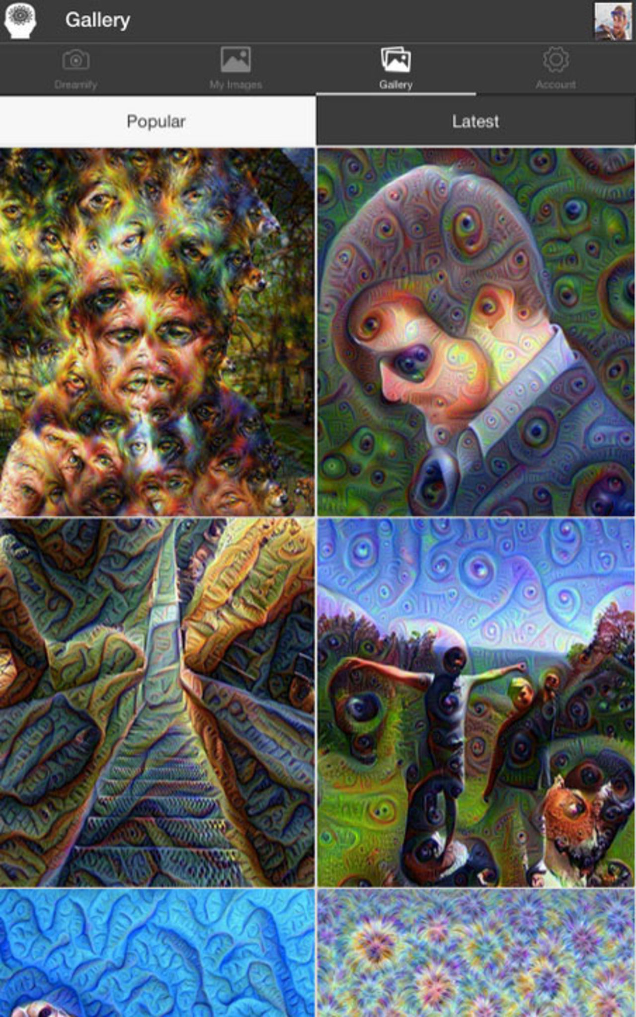 Dreamify trippar till dina bilder