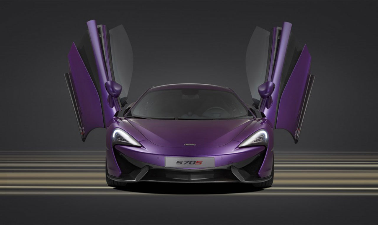 McLaren MSO presenterar en lila 570S