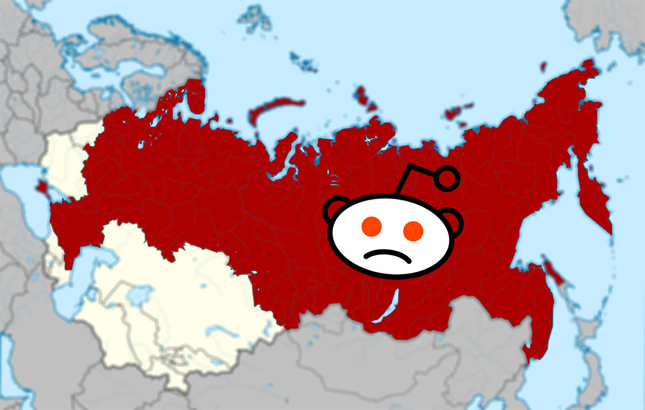 Reddit blockerat i Ryssland