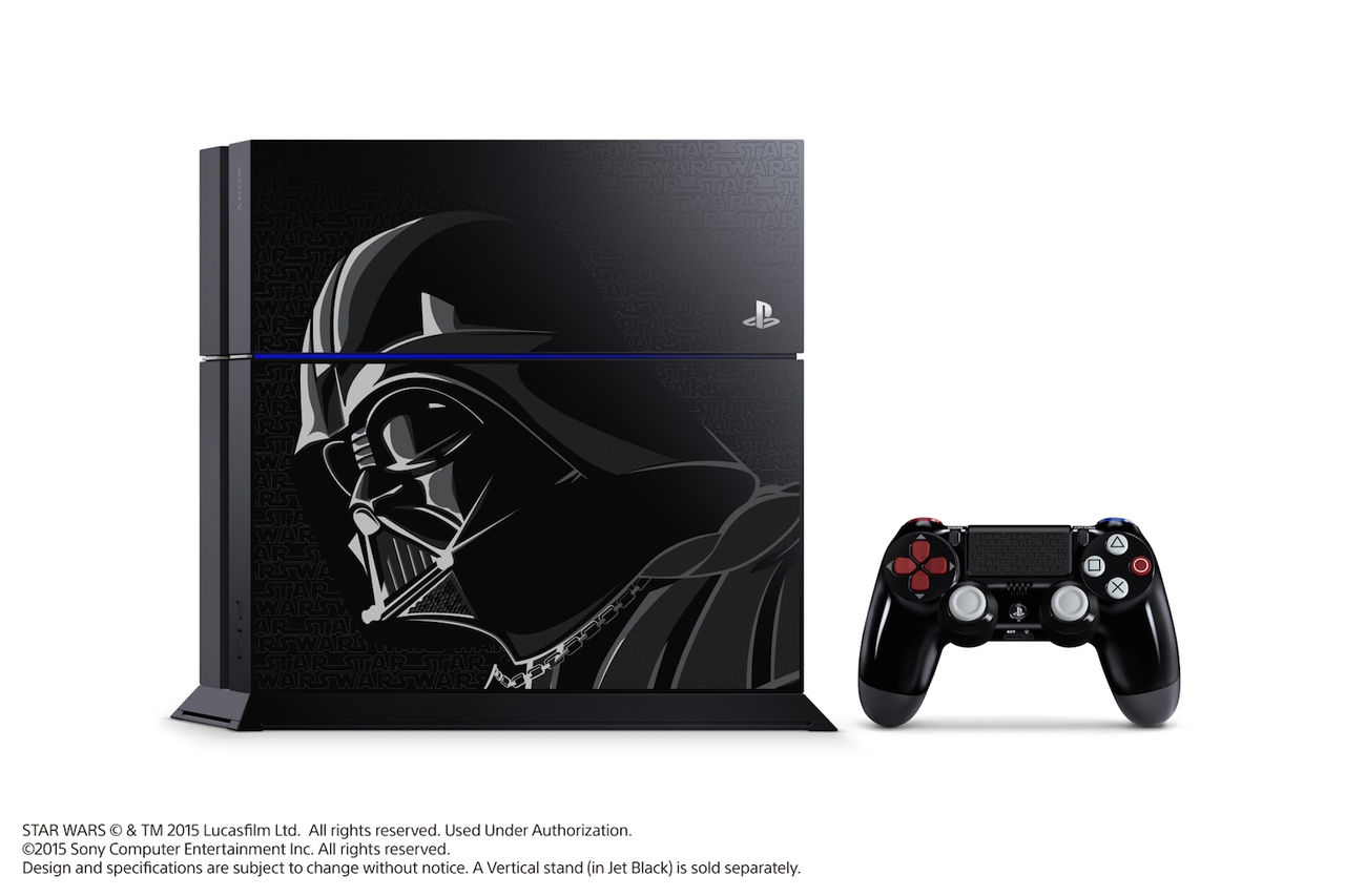 PlayStation 4 med Darth Vader på gång