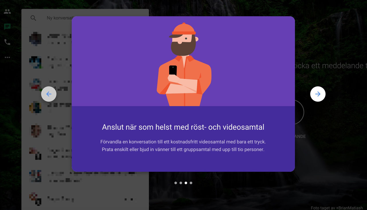 Google Hangouts får ny webbplats
