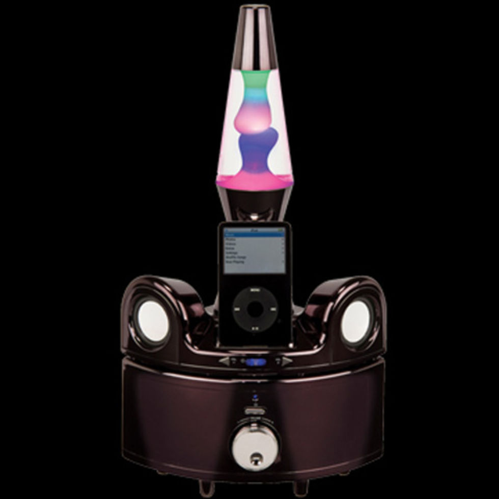 iLava - iPod-docka med lava-lampa
