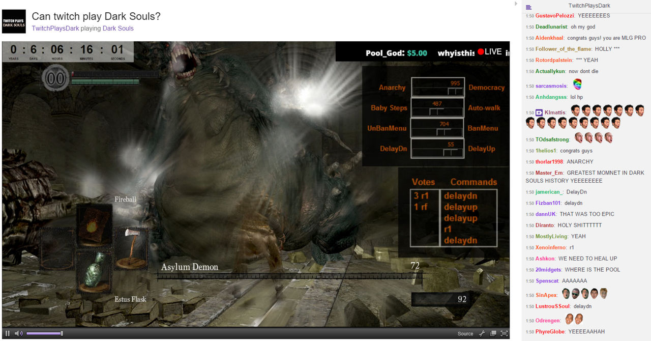 Twitch besegrar The Asylum Demon