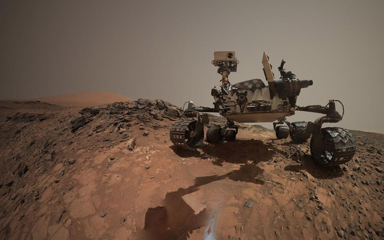 Curiosity skickar hem ny selfie