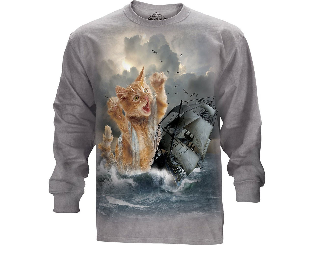 En kattunge attackerar ett skepp