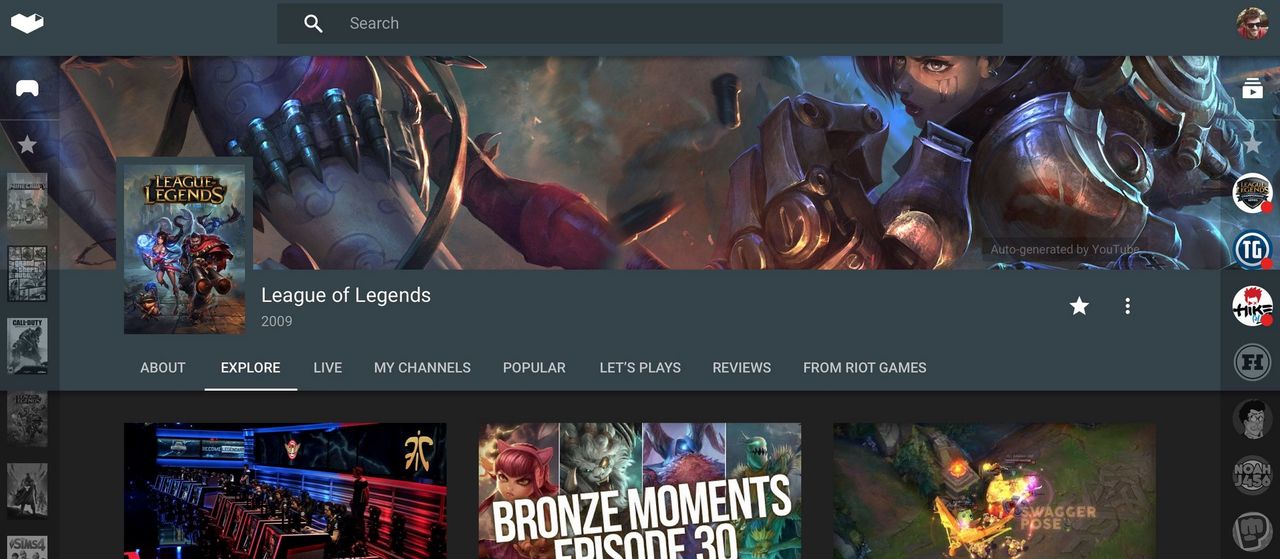 YouTube Gaming släpps i dag