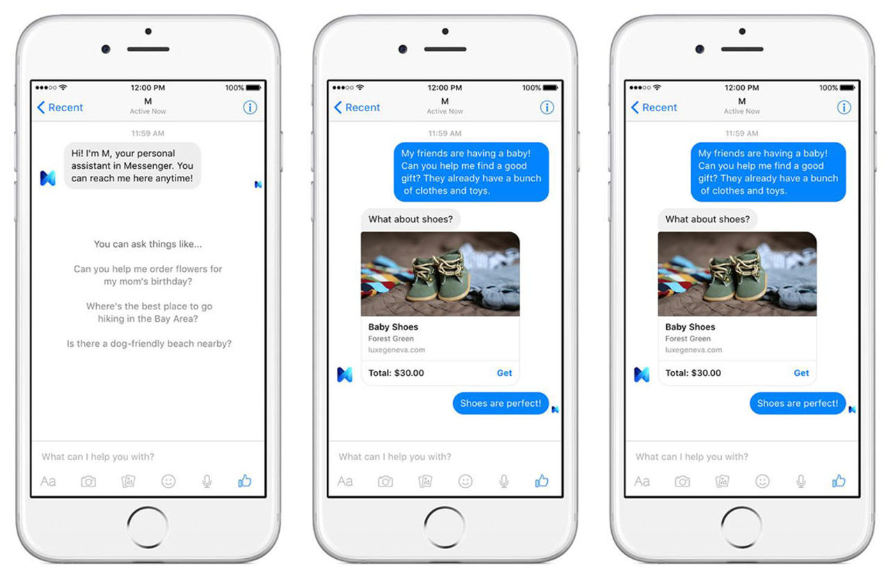 Facebook lanserar den digitala assistenten Facebook M