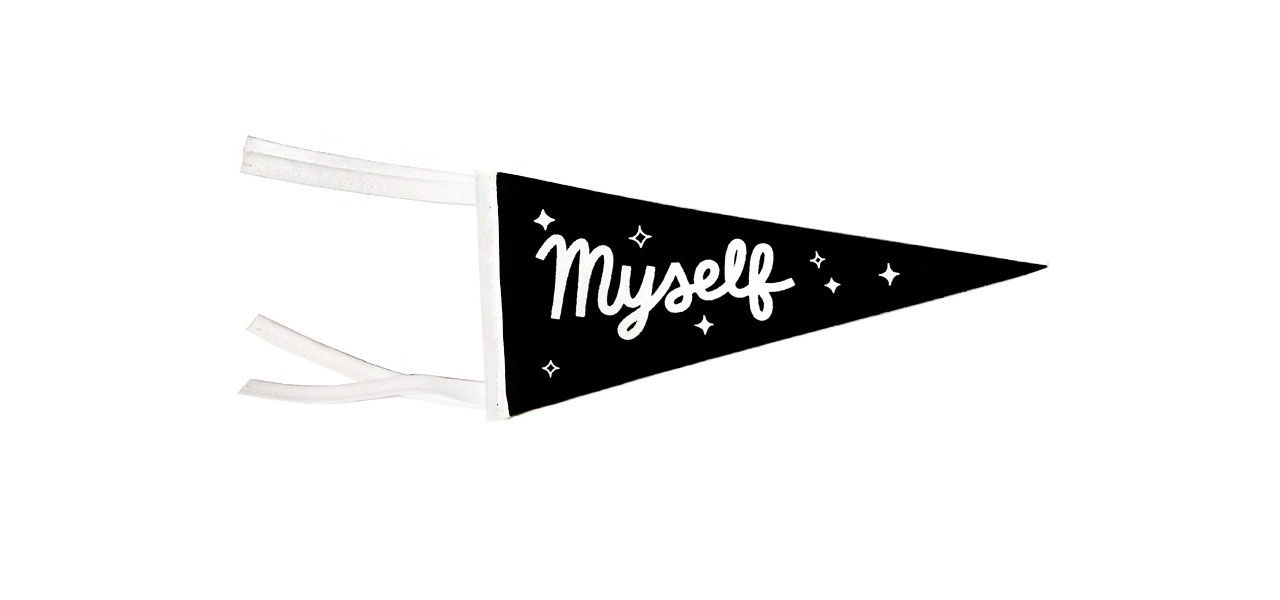 Vimpeln för dig som hejar på dig själv!