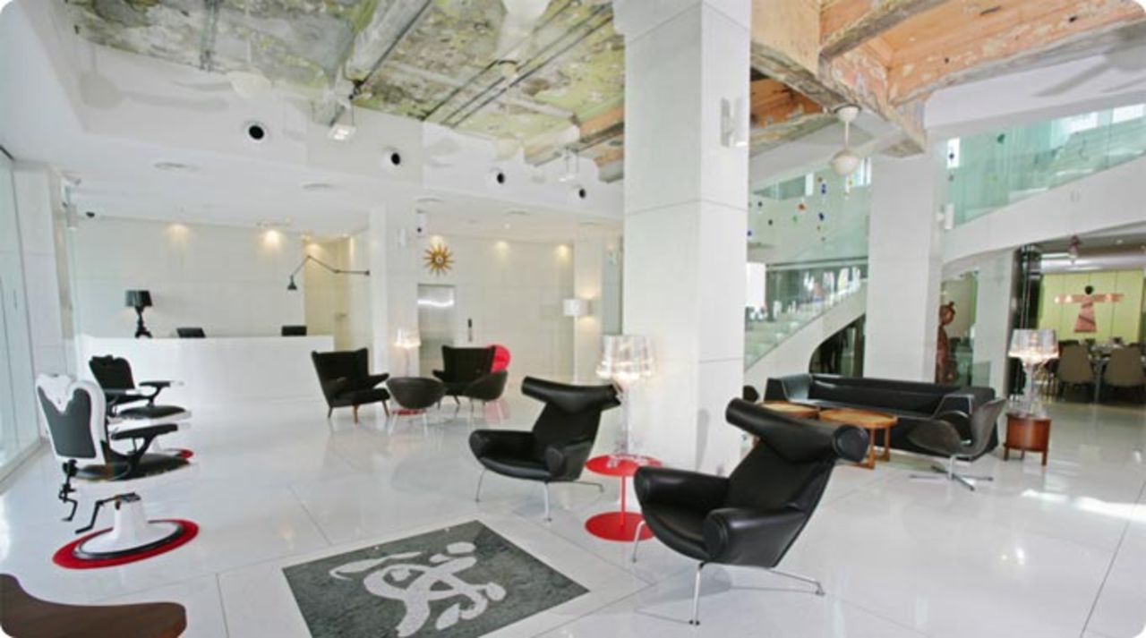 Majestätiskt designhotell i Singapore