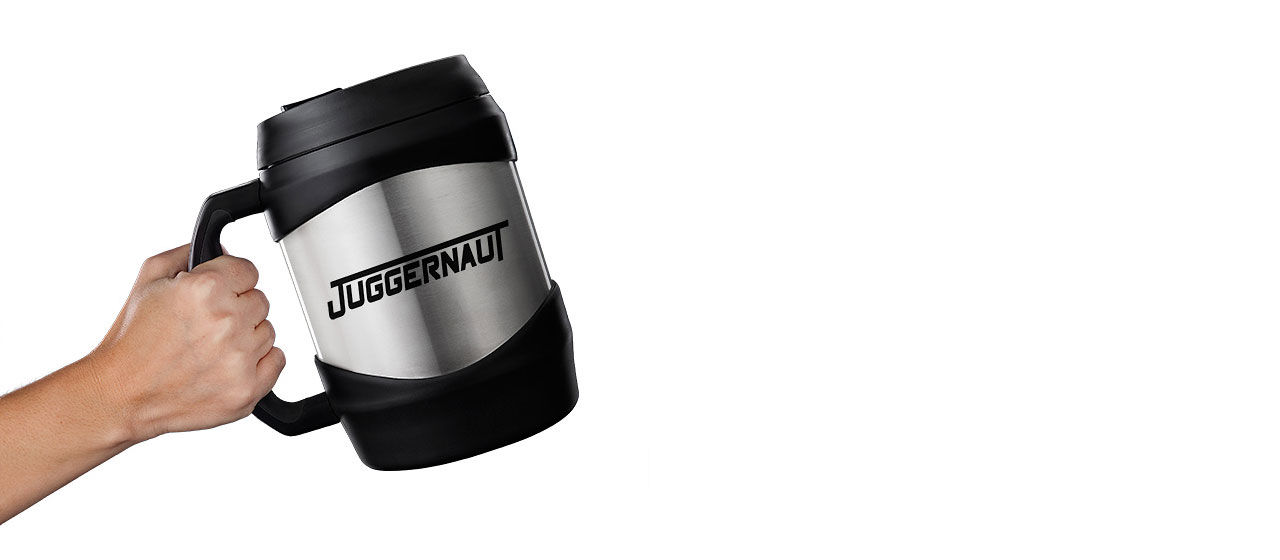 Muggen som har plats för sex koppar kaffe