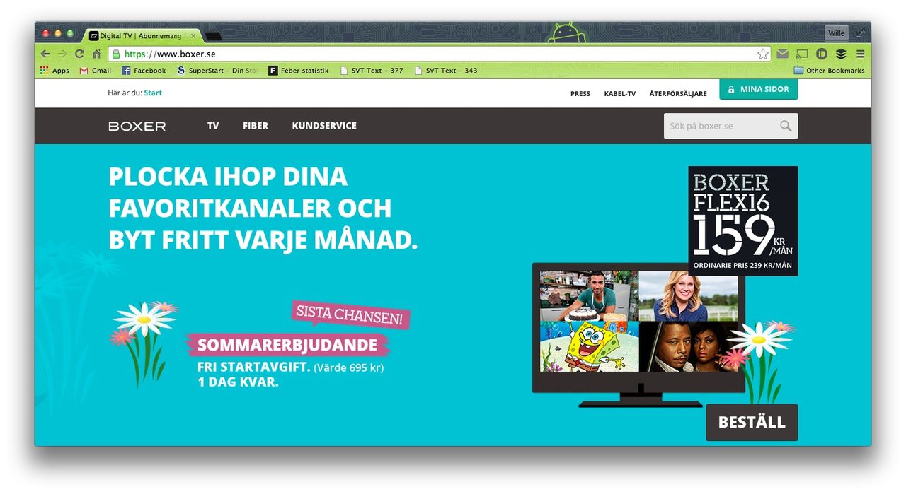 Boxer gör om sina abonnemang