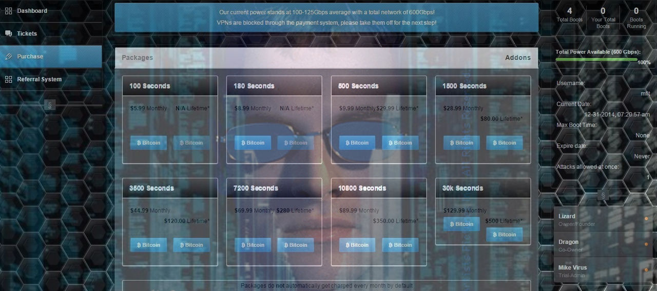 Sex tonåringar arresterade efter DDoS-attacker