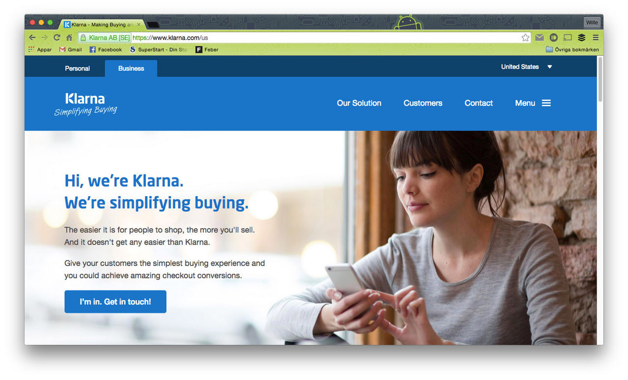 Nu lanseras Klarna i USA
