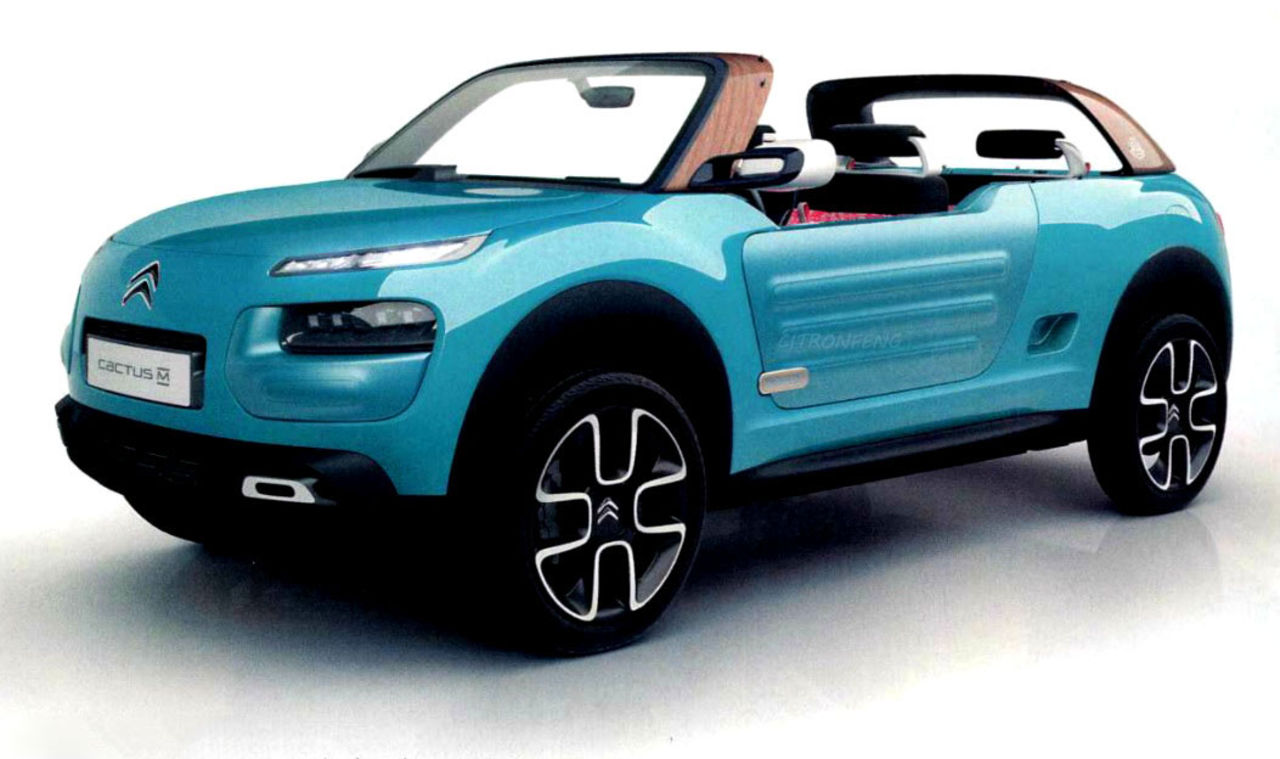 Citroën Cactus M Concept läcker ut