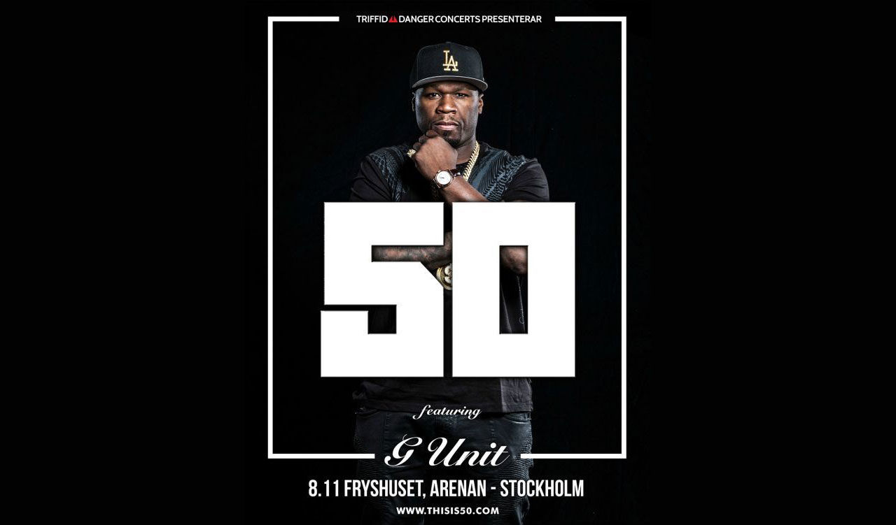 50 Cent uppträder i Stockholm i november