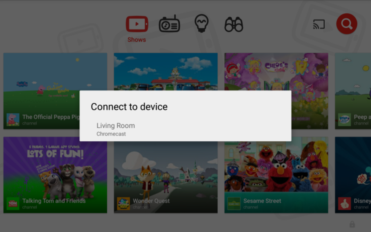 Youtube Kids får Chromecaststöd