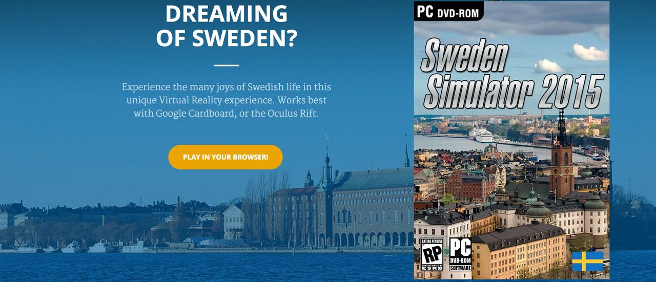 Upplev ett virtuellt Sverige