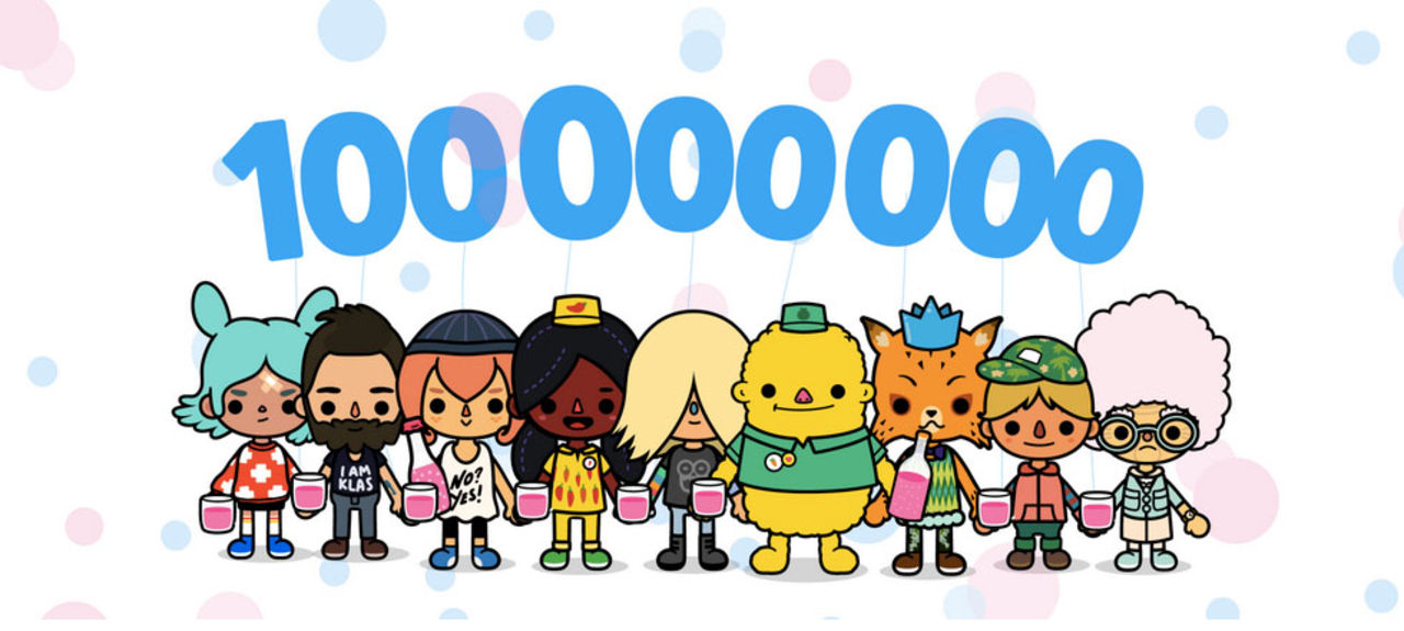 Toca Boca firar 100 miljoner nedladdade appar