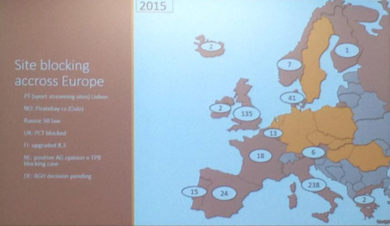 Över 500 fildelningssajter blockerade i Europa