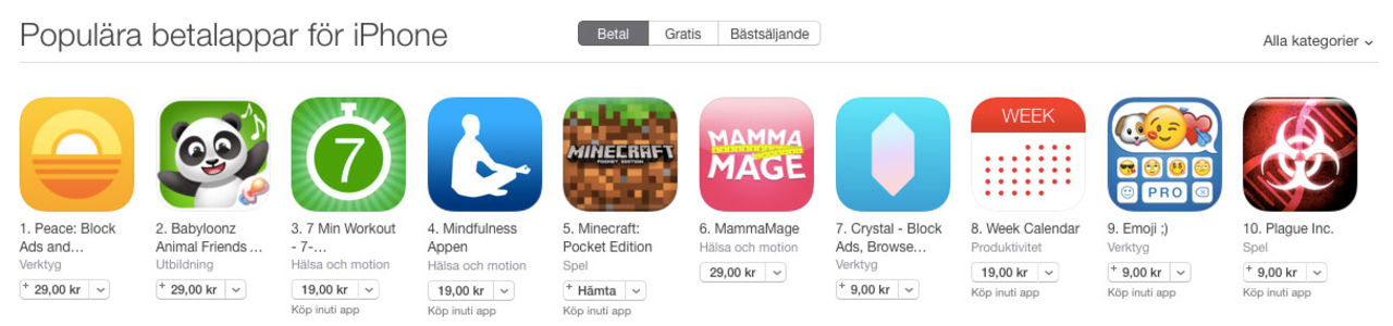 Adblockers säljer bäst på App Store