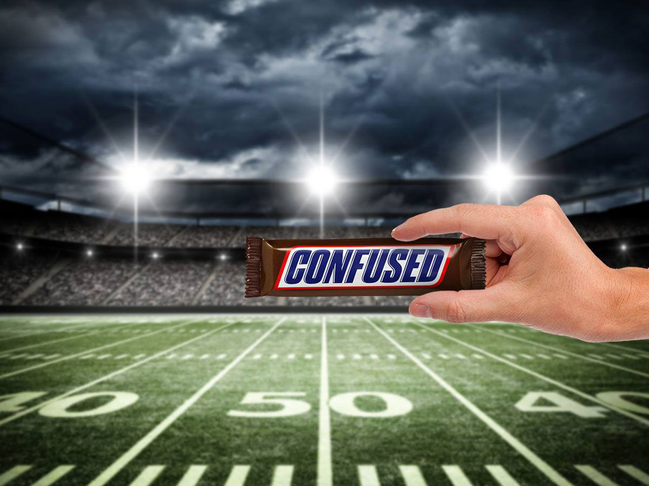 Ta en Snickers baserat på humöret