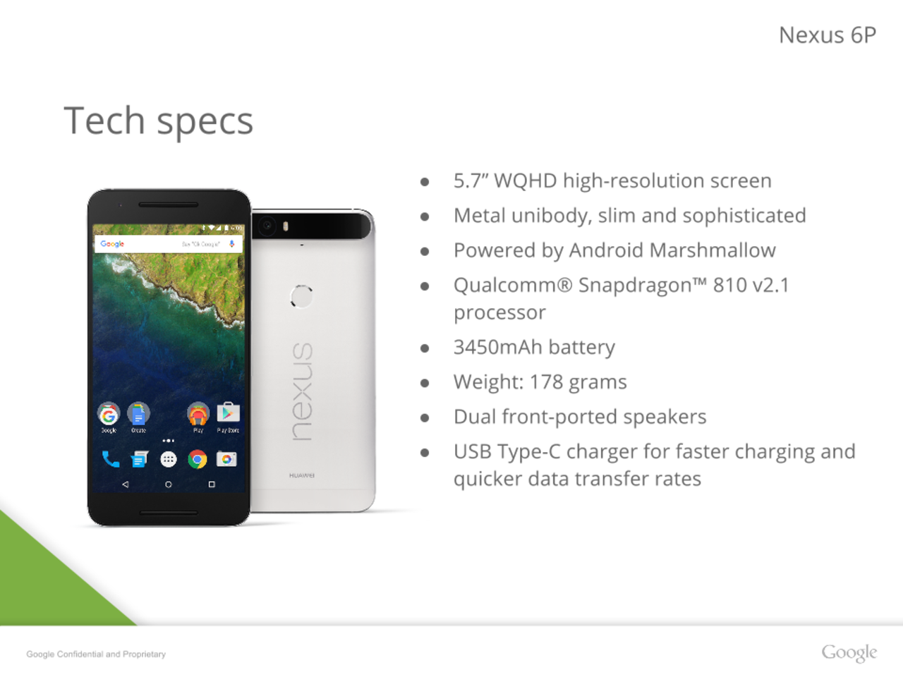 Google Nexus 6P-presentationen har läckt