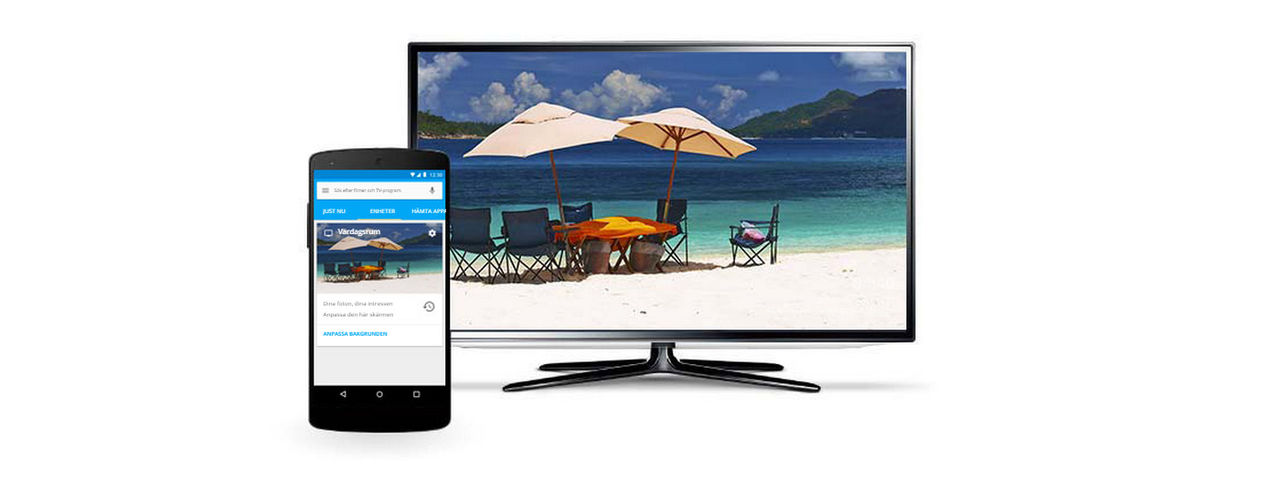 Ha bilder från 500px som bakgrund på teven