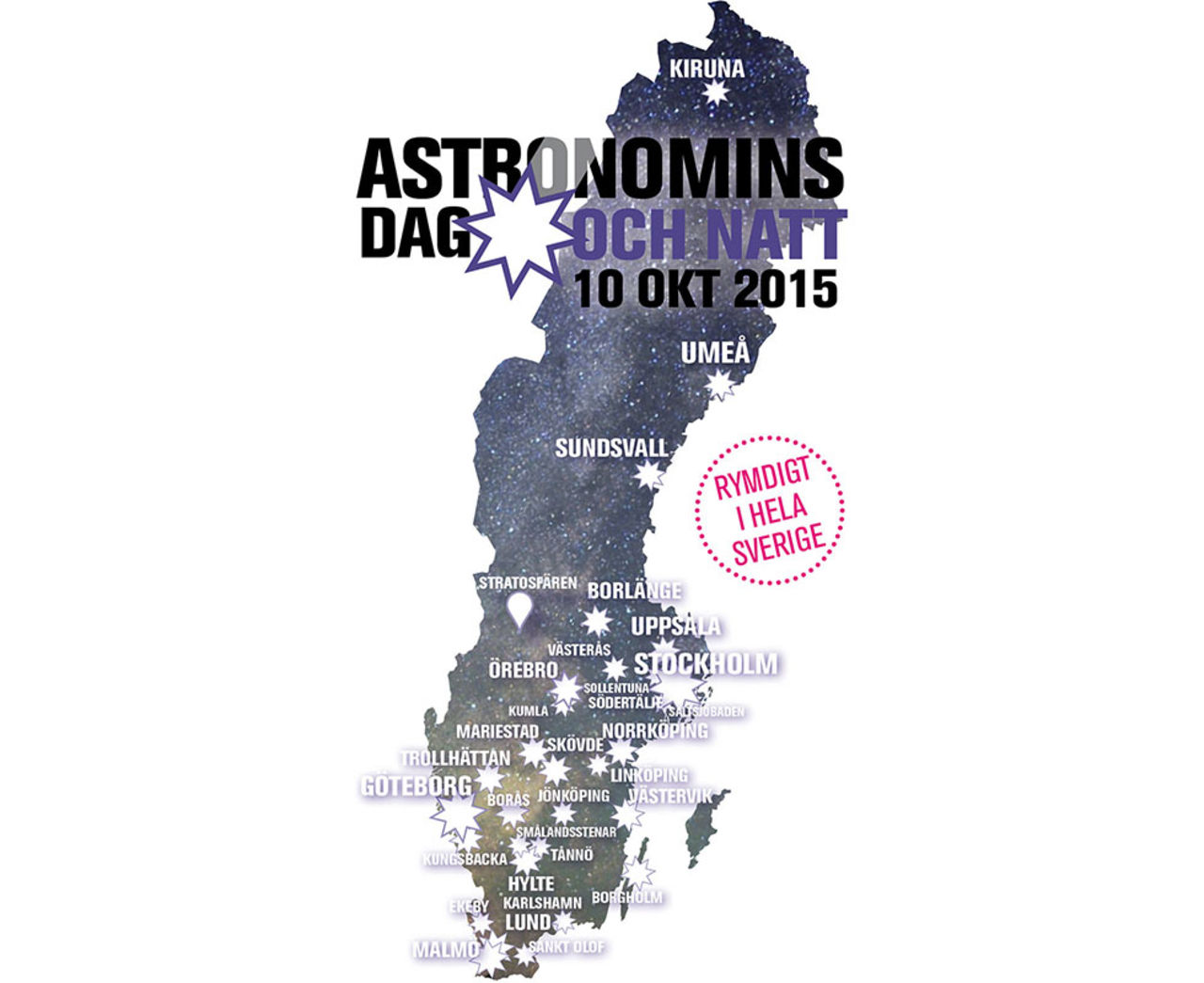 I morgon är det Astronomins dag och natt i Sverige