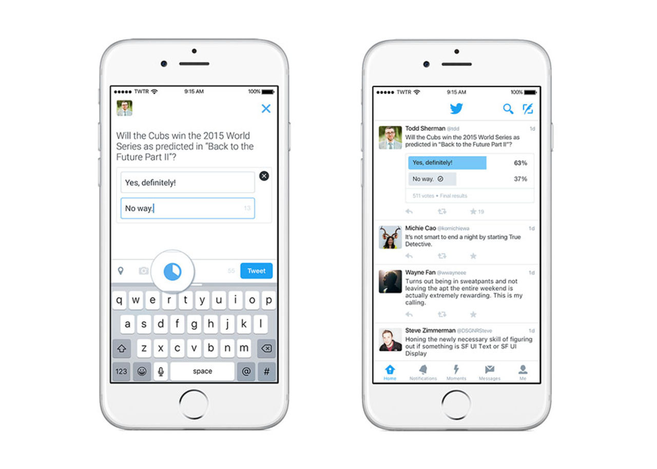 Nu kan alla göra enkäter på Twitter