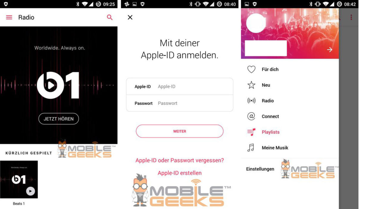 Så här kommer Apple Music för Android att se ut