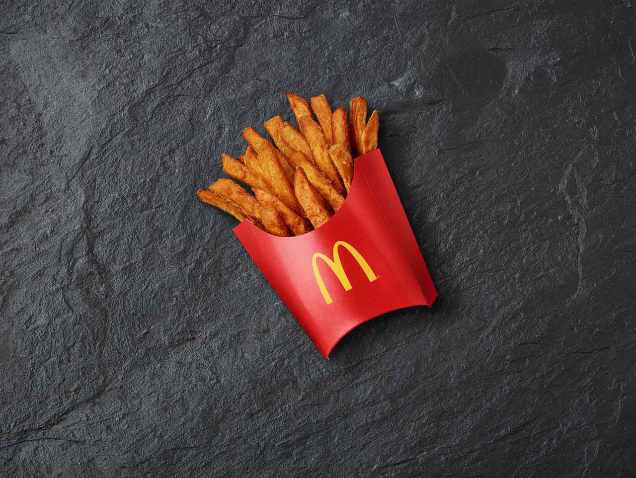 McDonald's provar att erbjuda sötpotatispommes