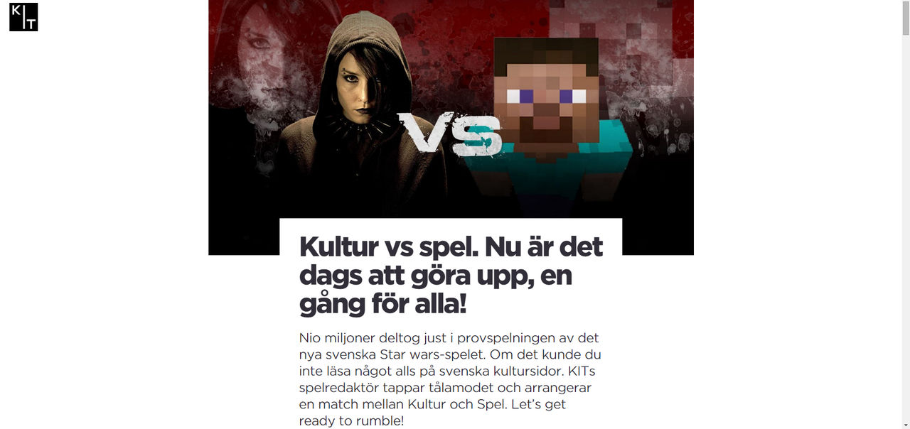 KIT jämför spel och kultur