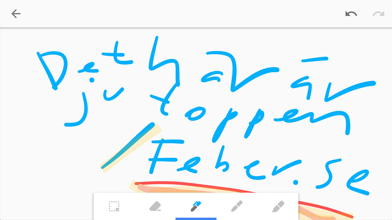 Nu kan du rita i Google Keep