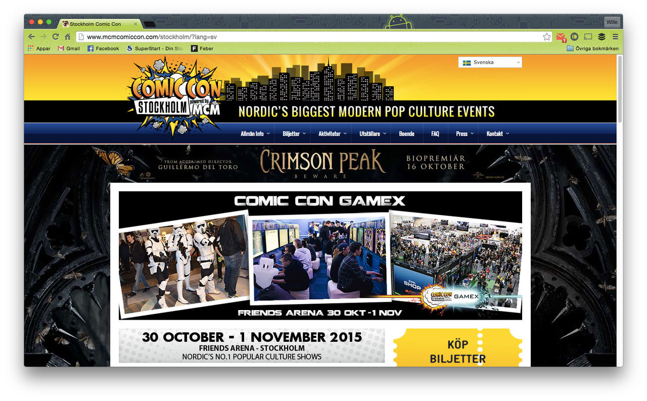 Idag börjar Comic Con Gamex