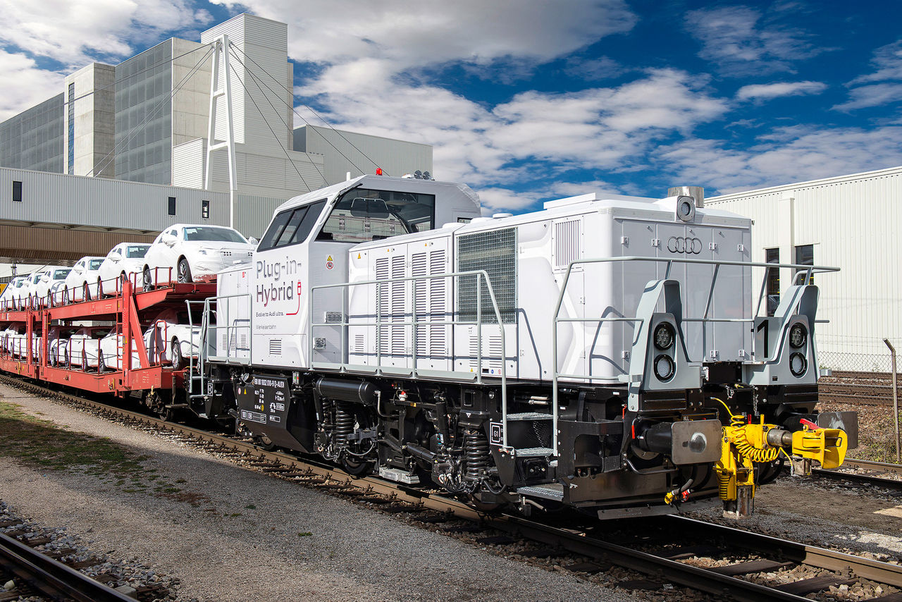 Audis nya hybridlok sparar 60 ton koldioxid