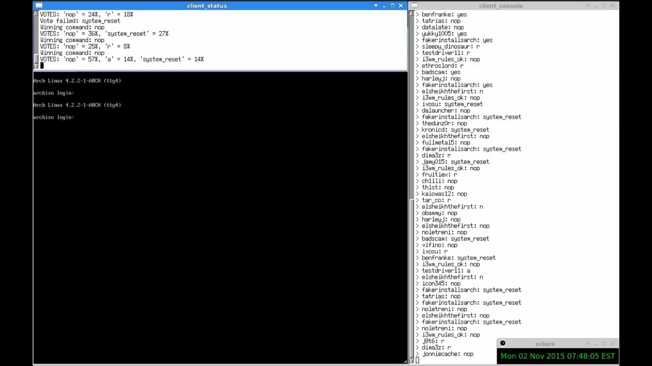 Twitch installerar Arch Linux 