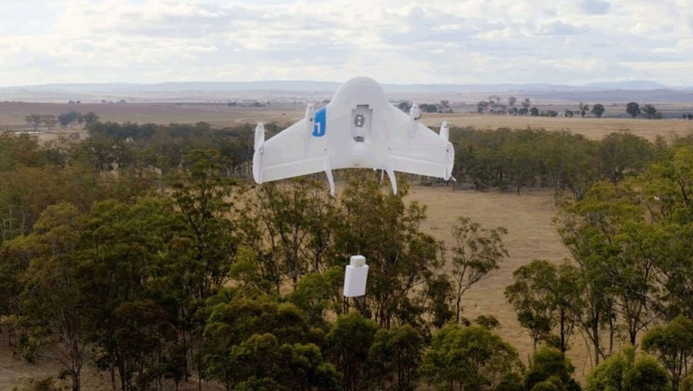 Googles Project Wing drar igång 2017