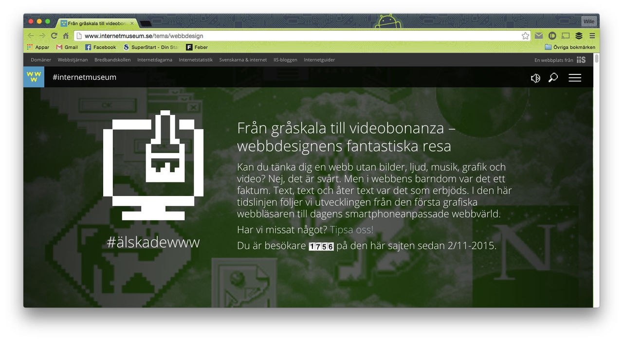 Internetmuseum släpper Älskade WWW